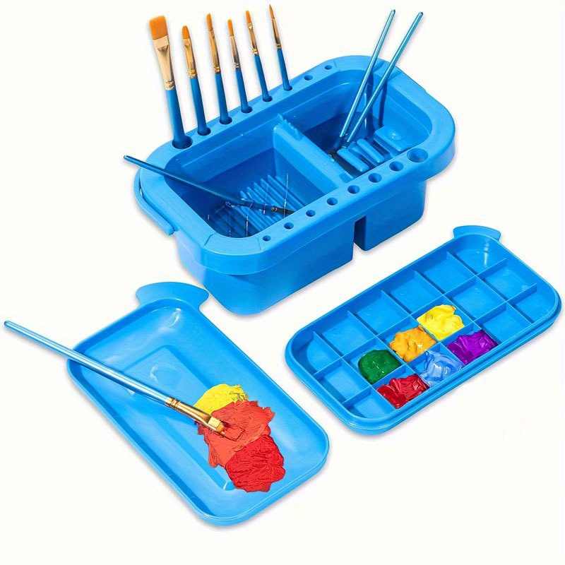 Watercolor Brush Pen - 3-in-1 Paint Brush Cleaner Basin with