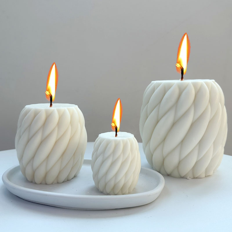 Art Craft Picture - 3D Rotating Raindrops Silicone Candle Mold