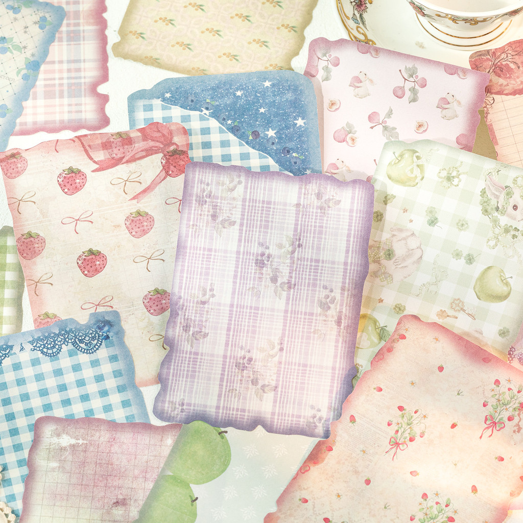 Art Craft Journals - 30sheets Vintage Scrapbook Paper Scrapbooking Supplies