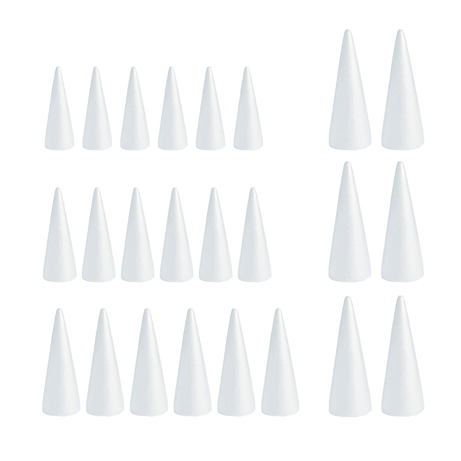Art Craft Christmas Tree - White Crafts Foam Cones for DIY