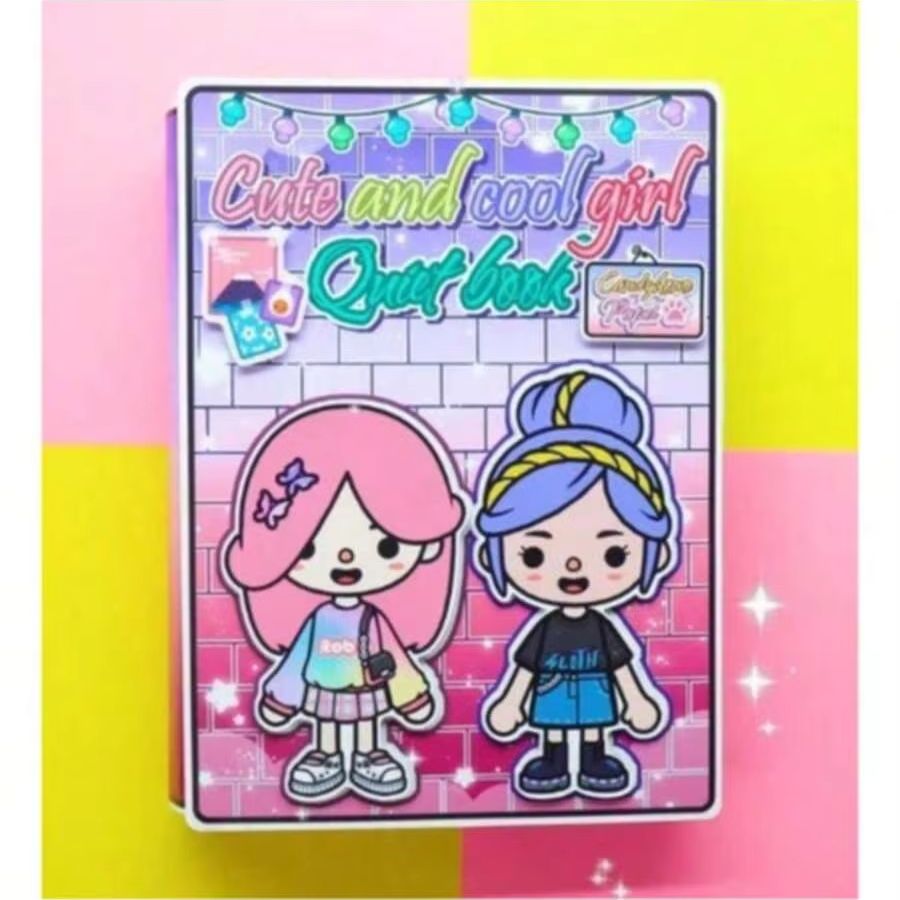 Art Craft For 3 Year Old - Paper Doll Theme DIY Sticker Craft