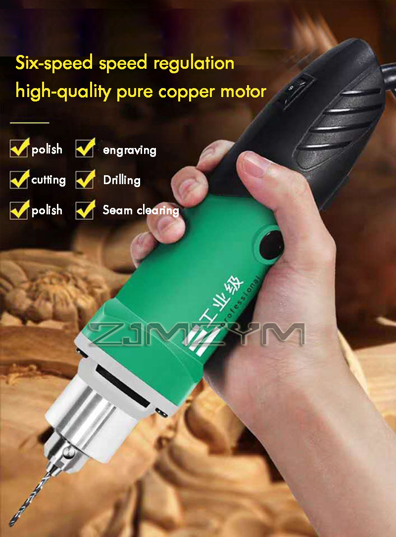 Art Craft Wood - 6-Position Variable Speed High-Power Engraver Electric