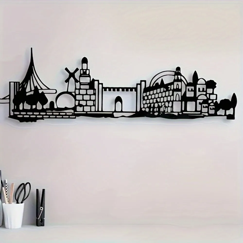 Art & Craft Toys For Kids - CIFBUY Iron Wall Art Jerusalem Skyline