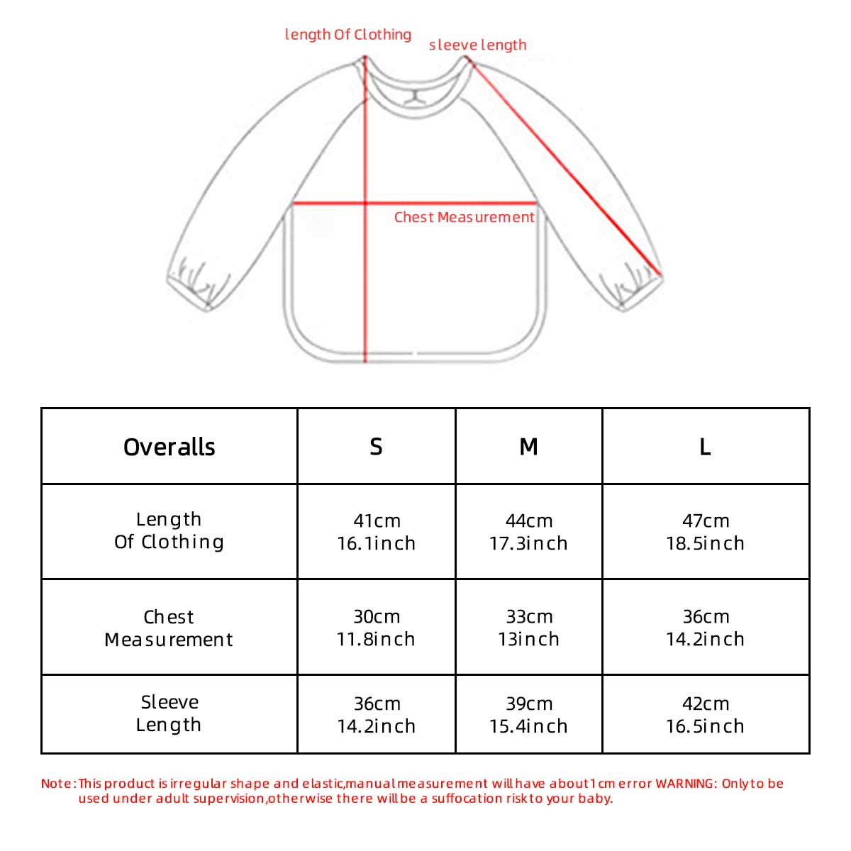 Kids Baby Long Sleeved PU Bibs - Art Craft For 3 Year Old 评论和价格