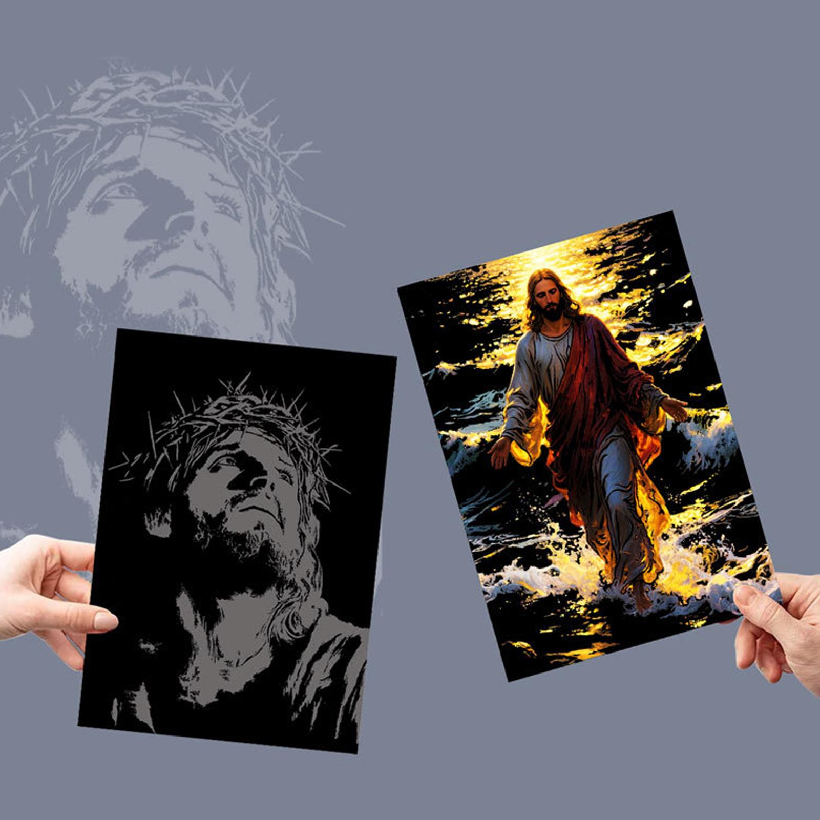 Scratch Book Jesus Scratch Pai - Art Craft For 3 Year Old 评论和价格