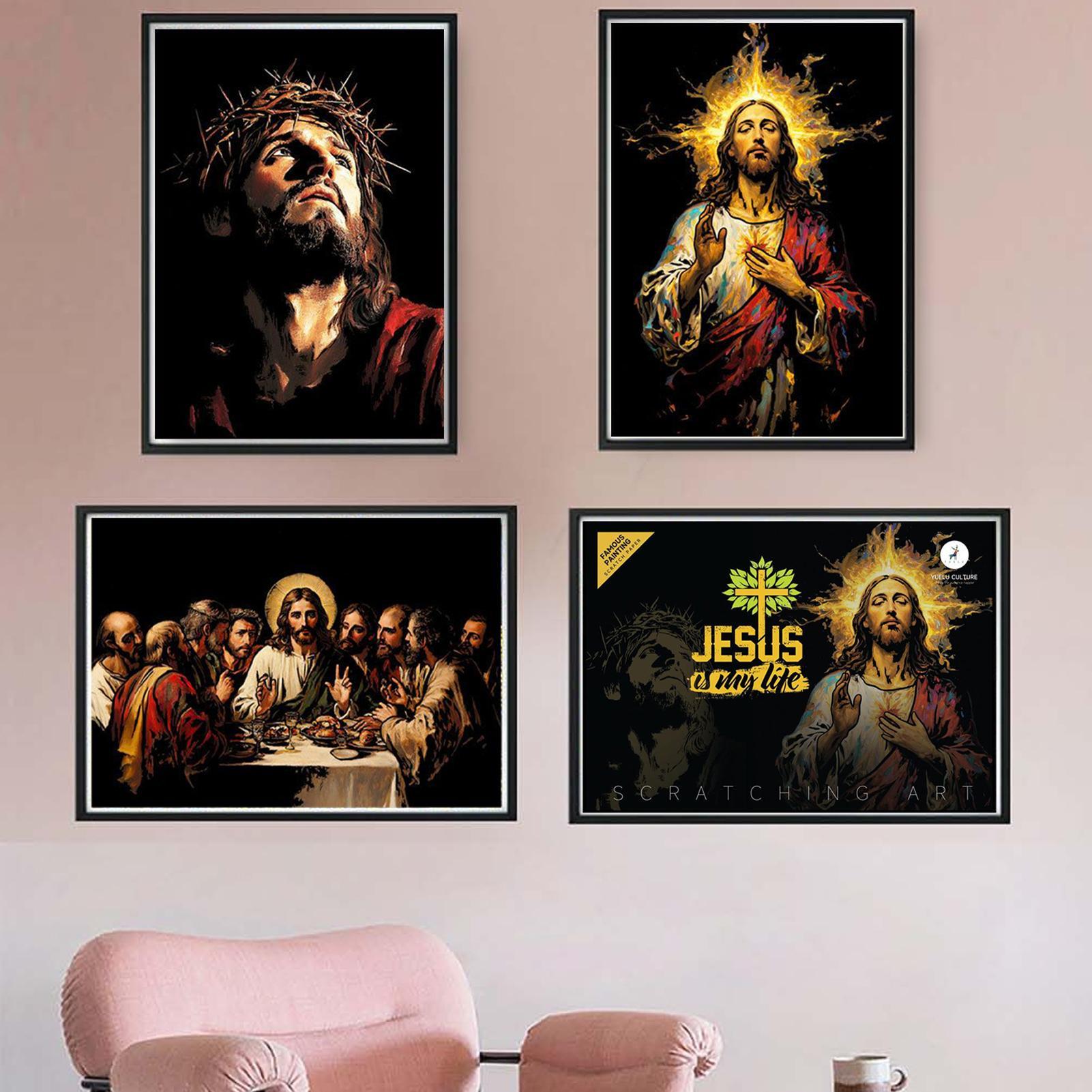 Scratch Book Jesus Scratch Pai - Art Craft For 3 Year Old 评论和价格