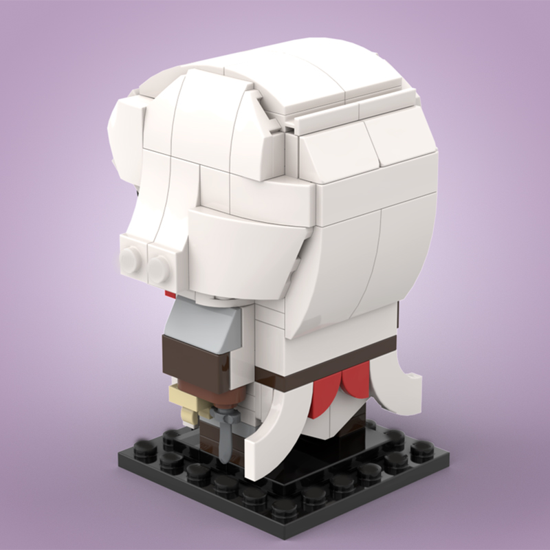 160pcs MOC BrickHeadz Ezio Ass - Art Craft Idea 评论和价格