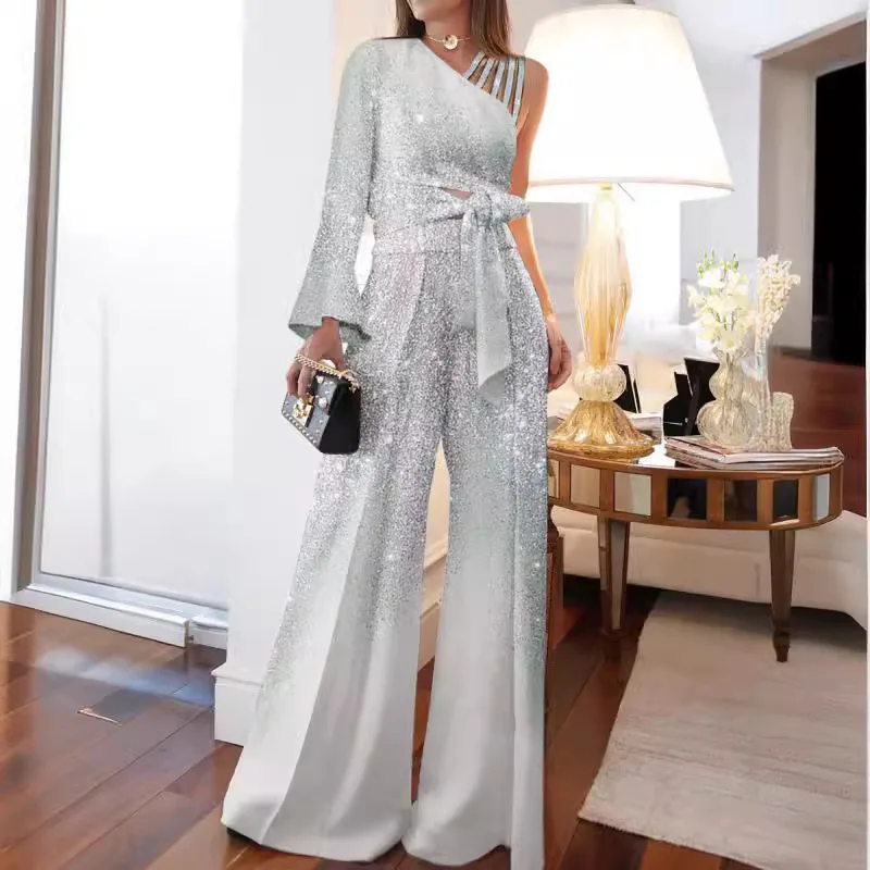 Elegant Two 2 Piece Sets Women - Silk Painting Dye 评论和价格