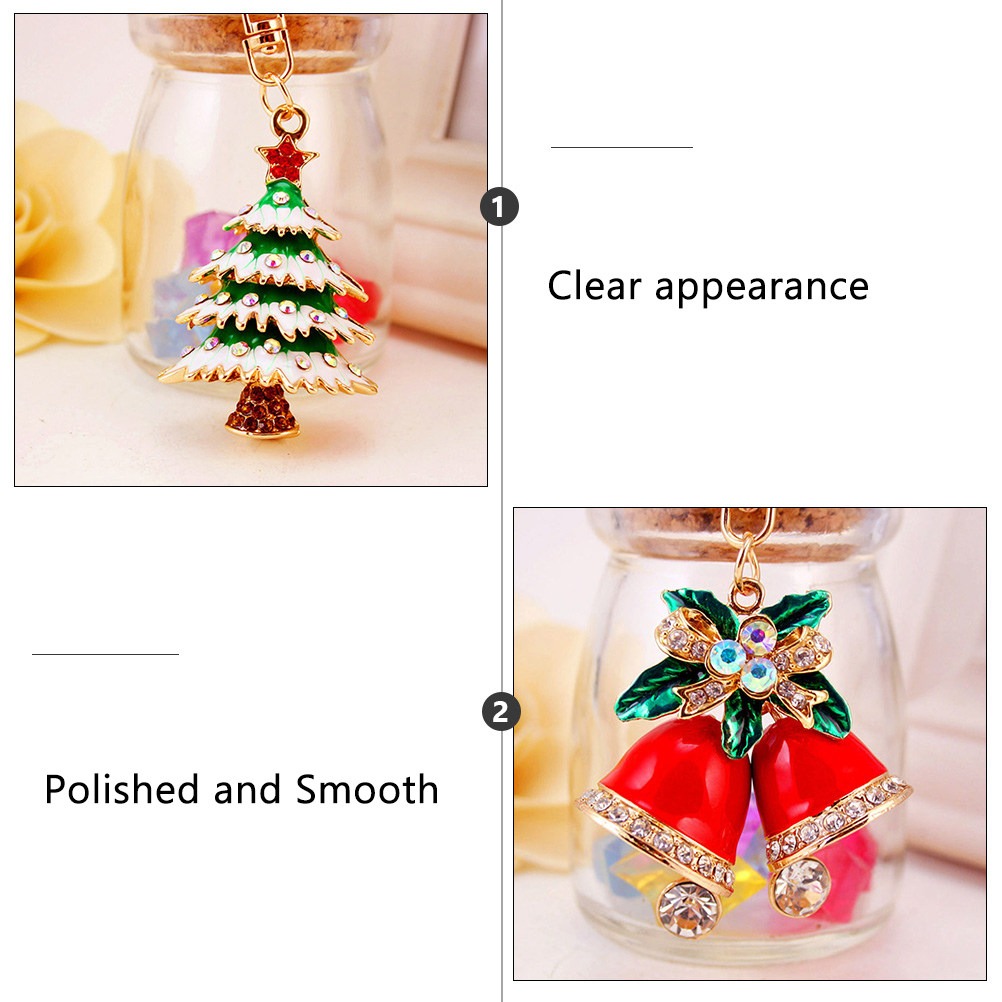 2Pcs Christmas Tree Keychain P - Art And Craft Xmas Tree 评论和价格