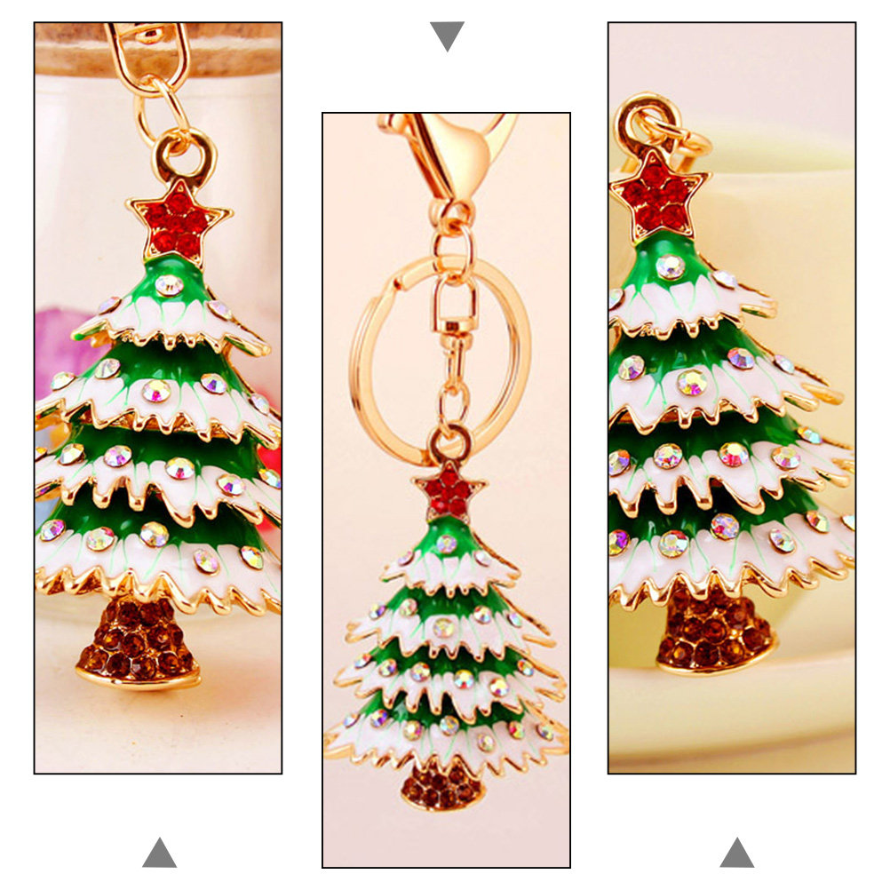 2Pcs Christmas Tree Keychain P - Art And Craft Xmas Tree 评论和价格