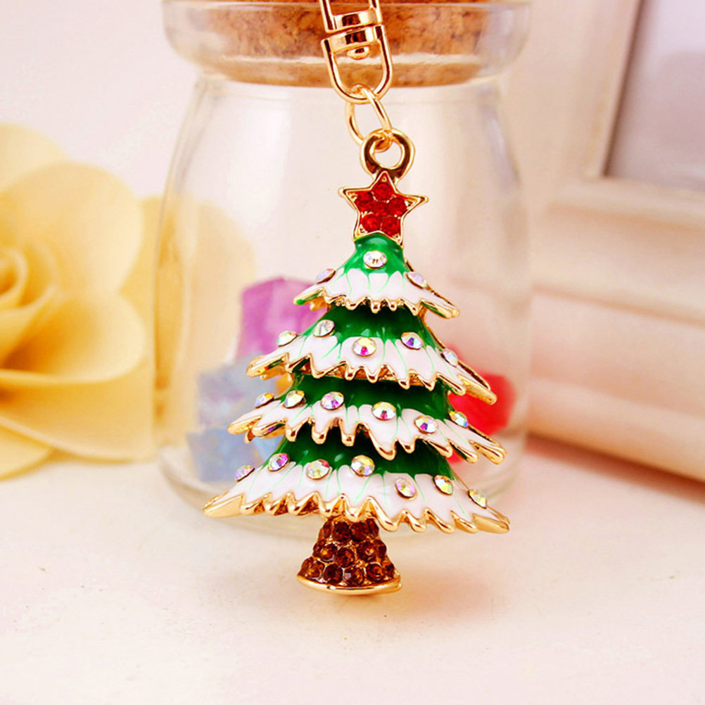 2Pcs Christmas Tree Keychain P - Art And Craft Xmas Tree 评论和价格