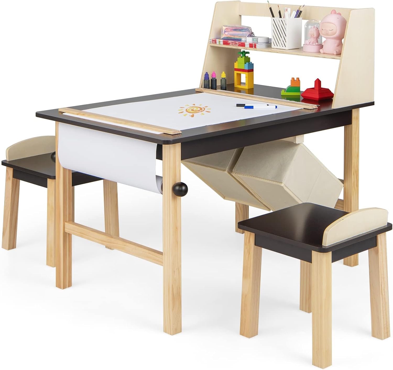 Kids Art Table and Chair Set,  - Art Craft For 3 Year Old 评论和价格