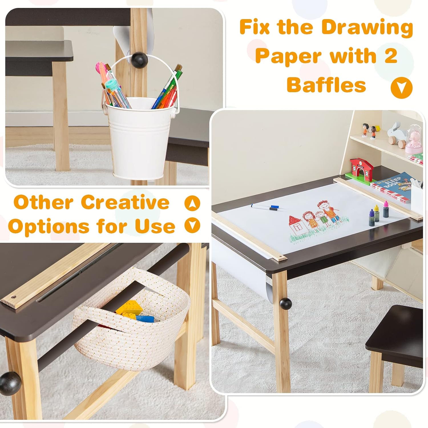 Kids Art Table and Chair Set,  - Art Craft For 3 Year Old 评论和价格