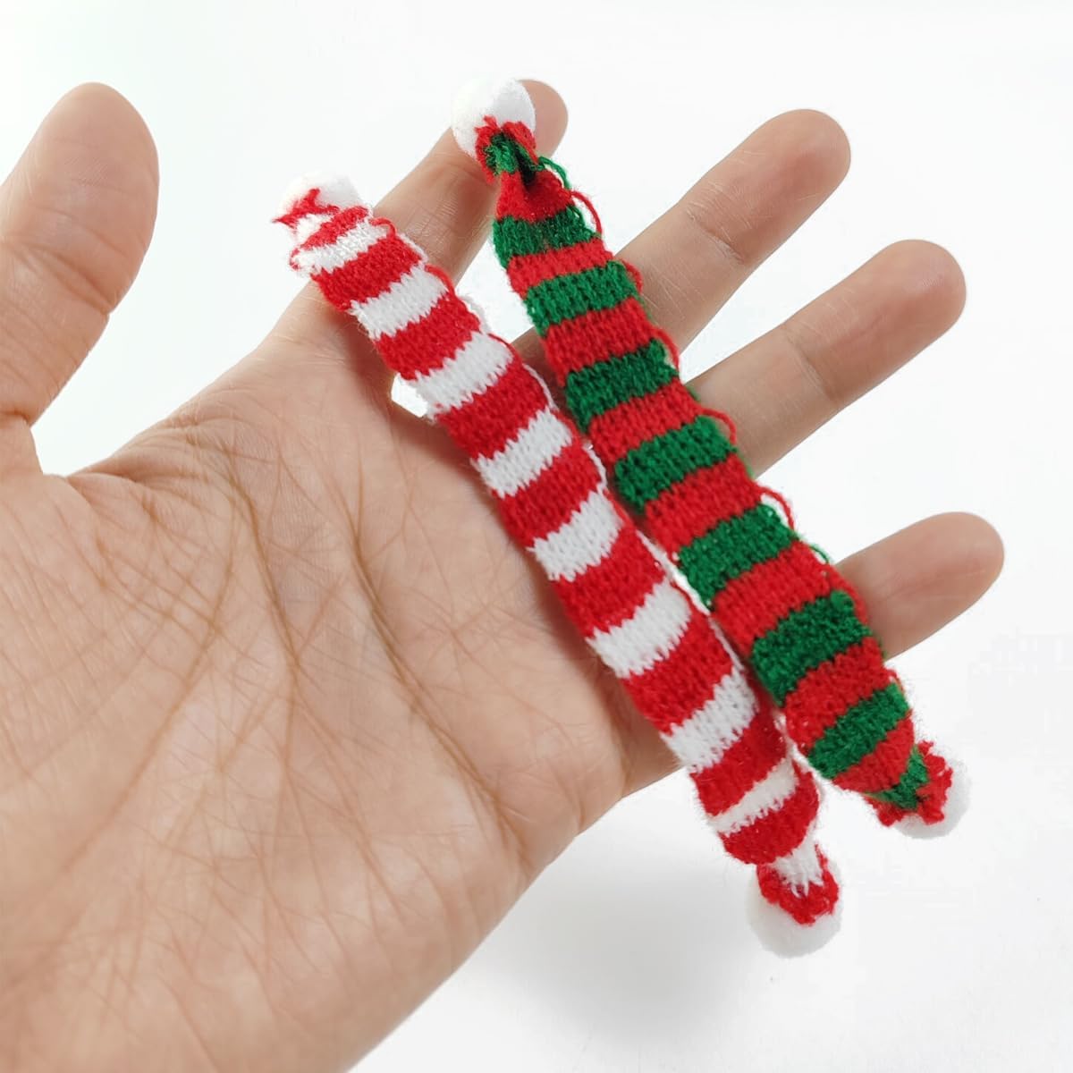 32PCS Mini Knit Hat Mini Chris - Art Craft Christmas Tree 评论和价格