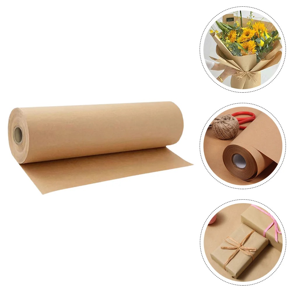 30CM Brown Kraft Paper Ideal f - Wallpaper Art And Craft 评论和价格