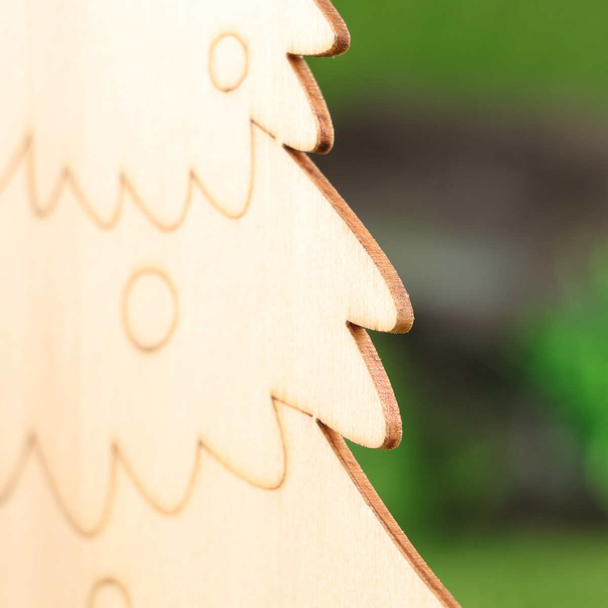 2Pcs Wooden Christmas Ornament - Art And Craft Xmas Tree 评论和价格
