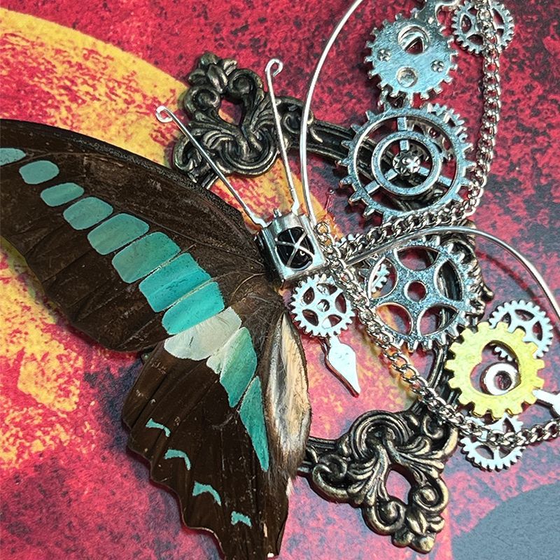 Steampunk Butterfly Frame DIY  - Wallpaper Art And Craft 评论和价格
