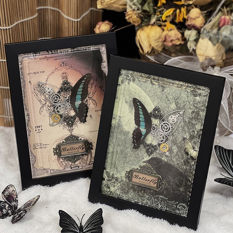 Steampunk Butterfly Frame DIY  - Wallpaper Art And Craft 评论和价格