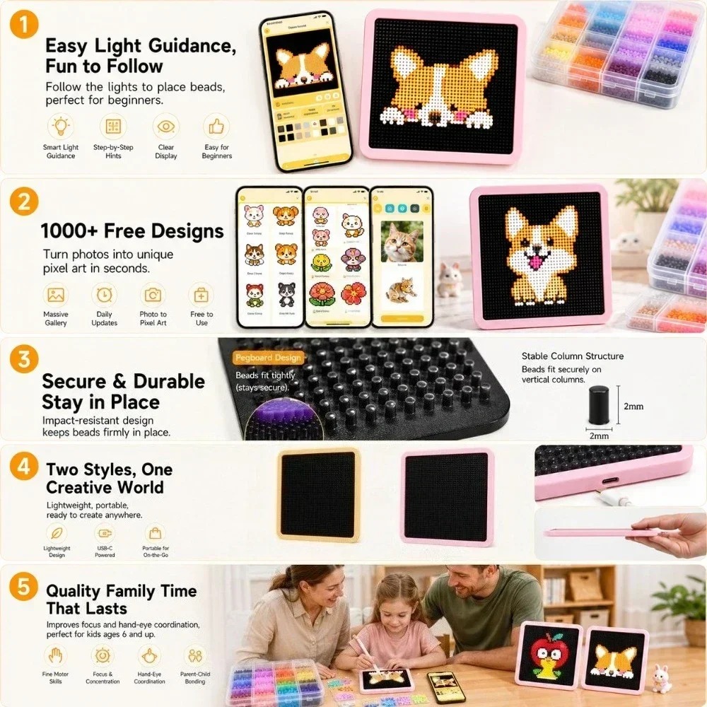 LED Fuse Bead Board with App P - Art Craft App 评论和价格