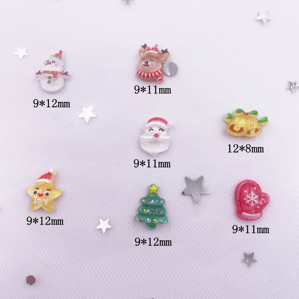 50pcs Resin Mini Colorful Chri - Art Craft Christmas Tree 评论和价格