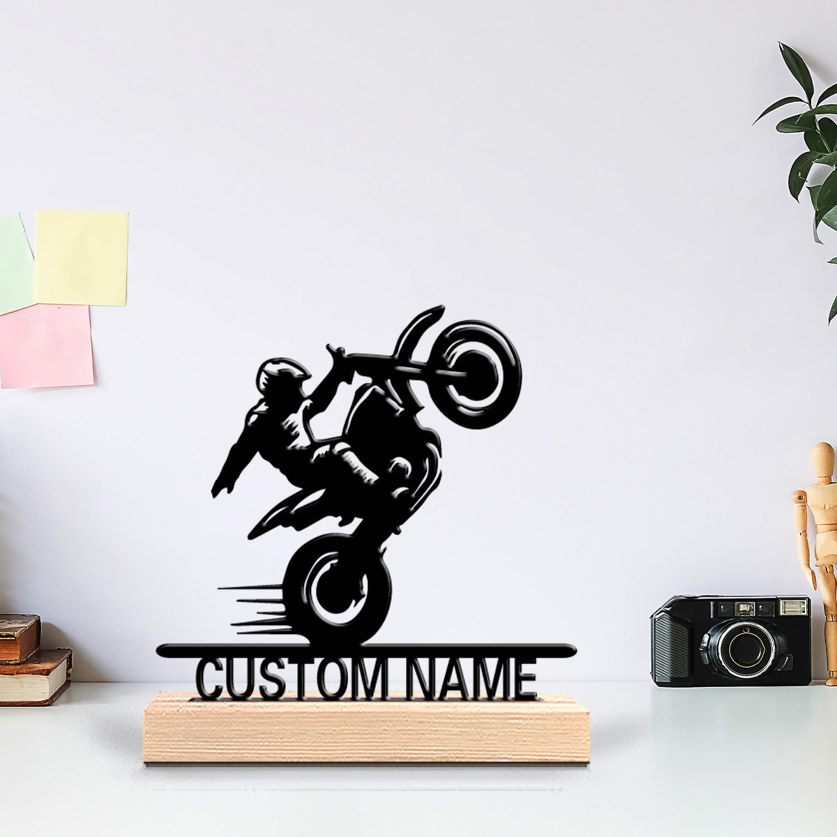1pc Simple Motorcycle Kid Cust - Art Craft Wood 评论和价格