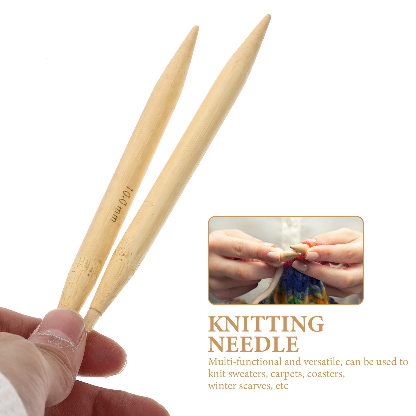 Smooth Wooden Circular Knittin - Knitting Needle Circular 评论和价格