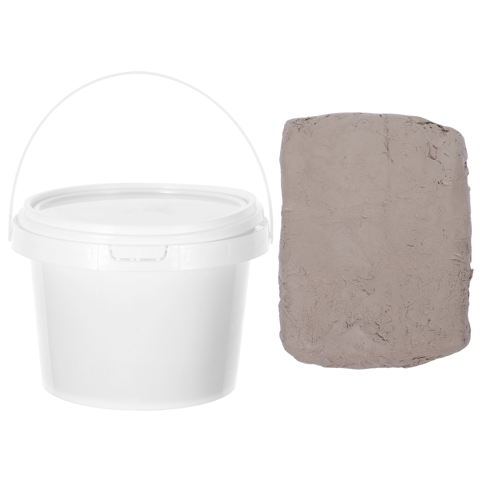 1Set Air Dry Clay White Bucket - Art Craft Adult 评论和价格