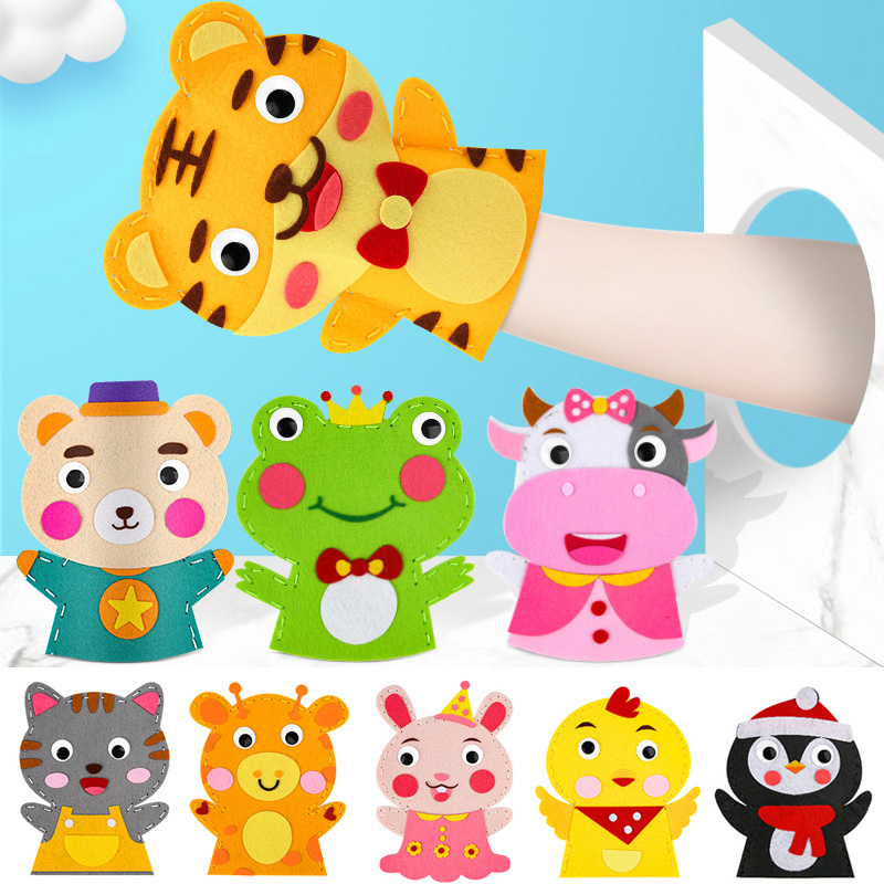 Cute Cartoon Animal Hand Puppe - Art Craft For 3 Year Old 评论和价格