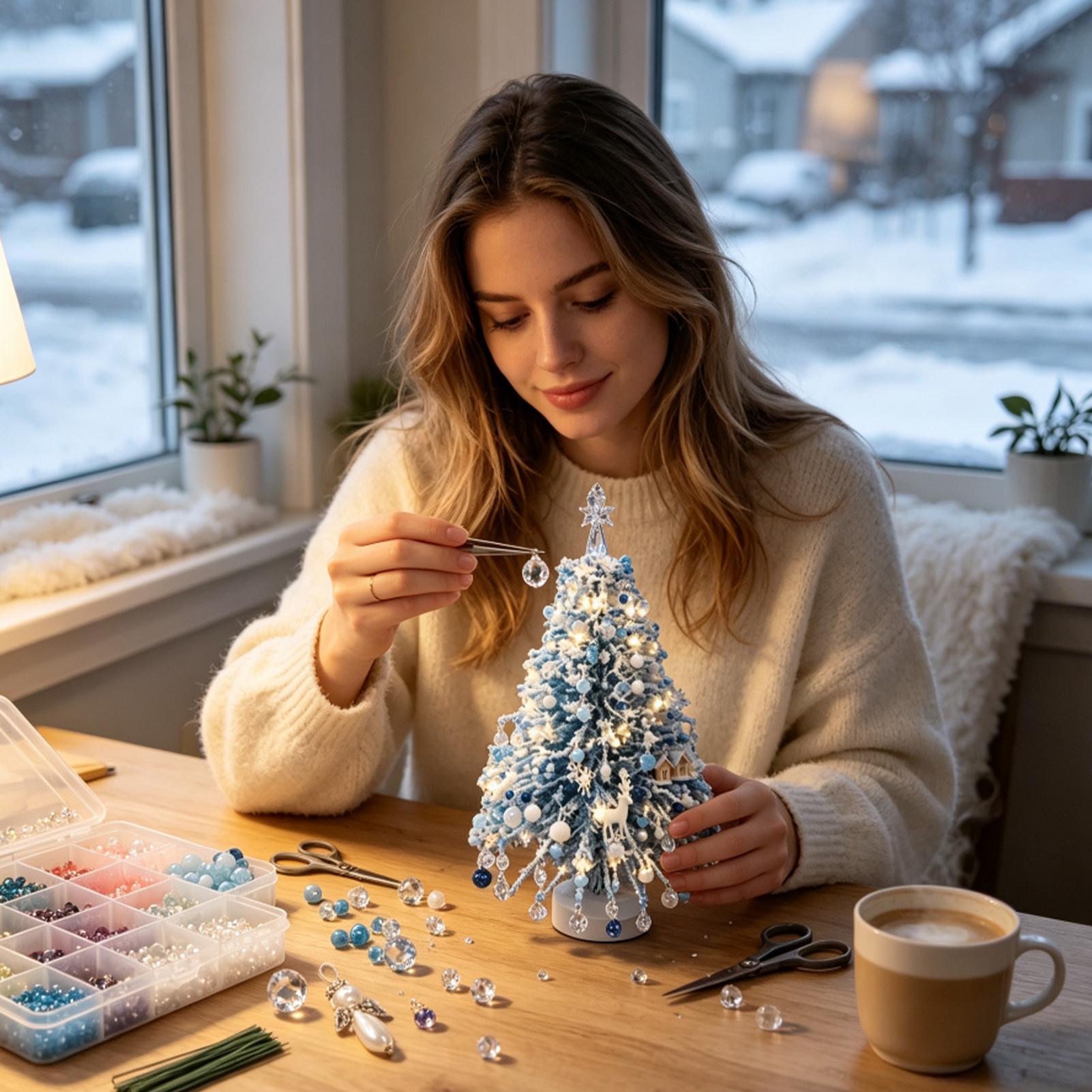 Christmas Tree Beading Art Win - Art Craft Christmas Tree 评论和价格