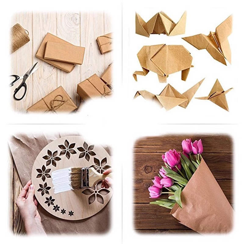 Brown Kraft Paper Ideal For Gi - Wallpaper Art And Craft 评论和价格
