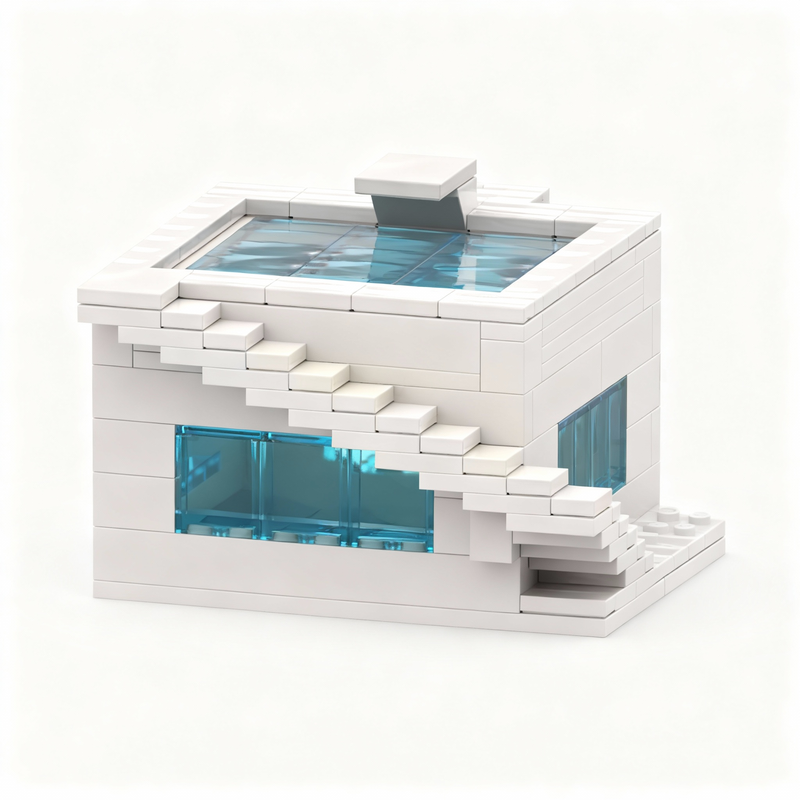 193pcs MOC Outdoor Small Swimm - Art Craft Idea 评论和价格