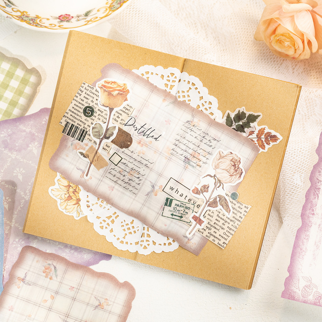 30sheets Vintage Scrapbook Pap - Art Craft Journals 评论和价格