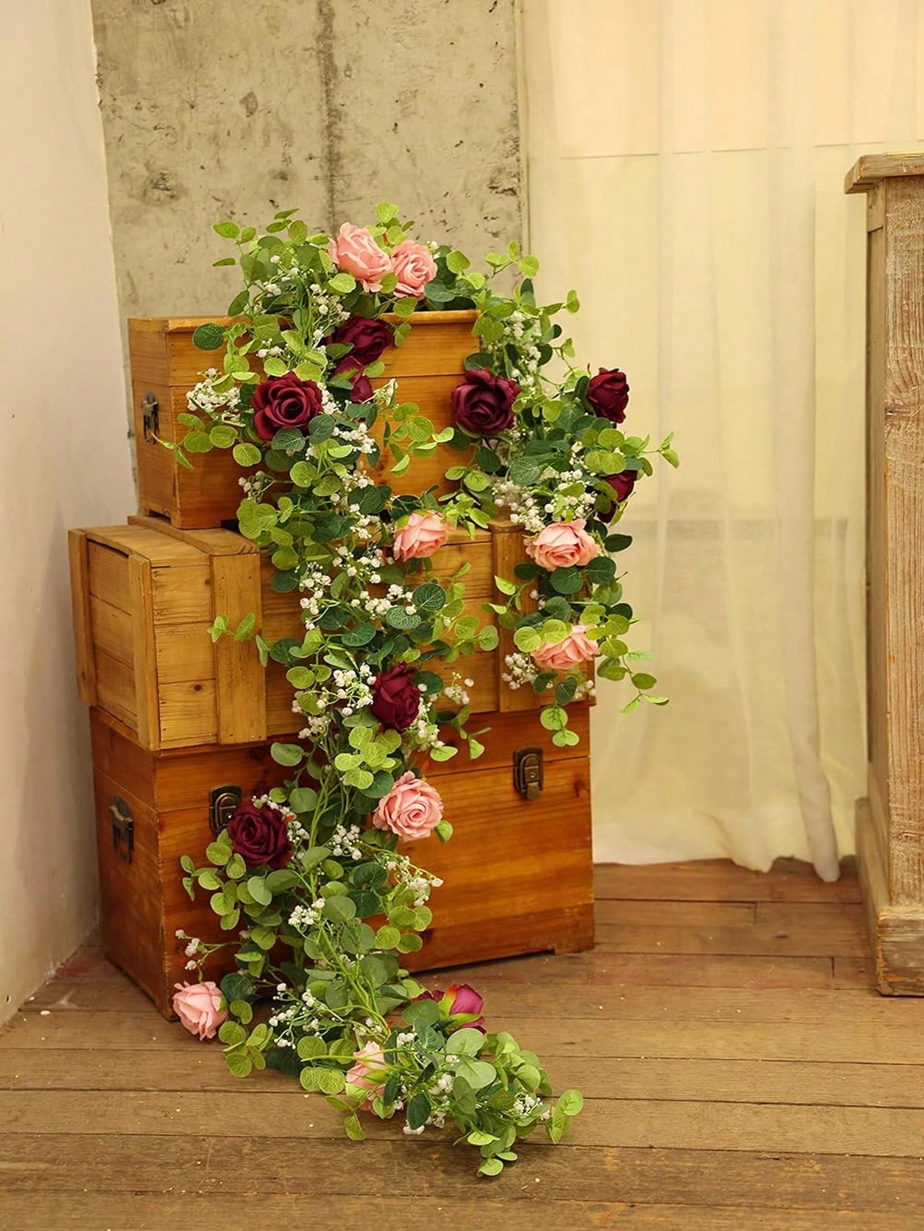 1pc 5.9FT Artificial Eucalyptu - Art Craft For 3 Year Old 评论和价格
