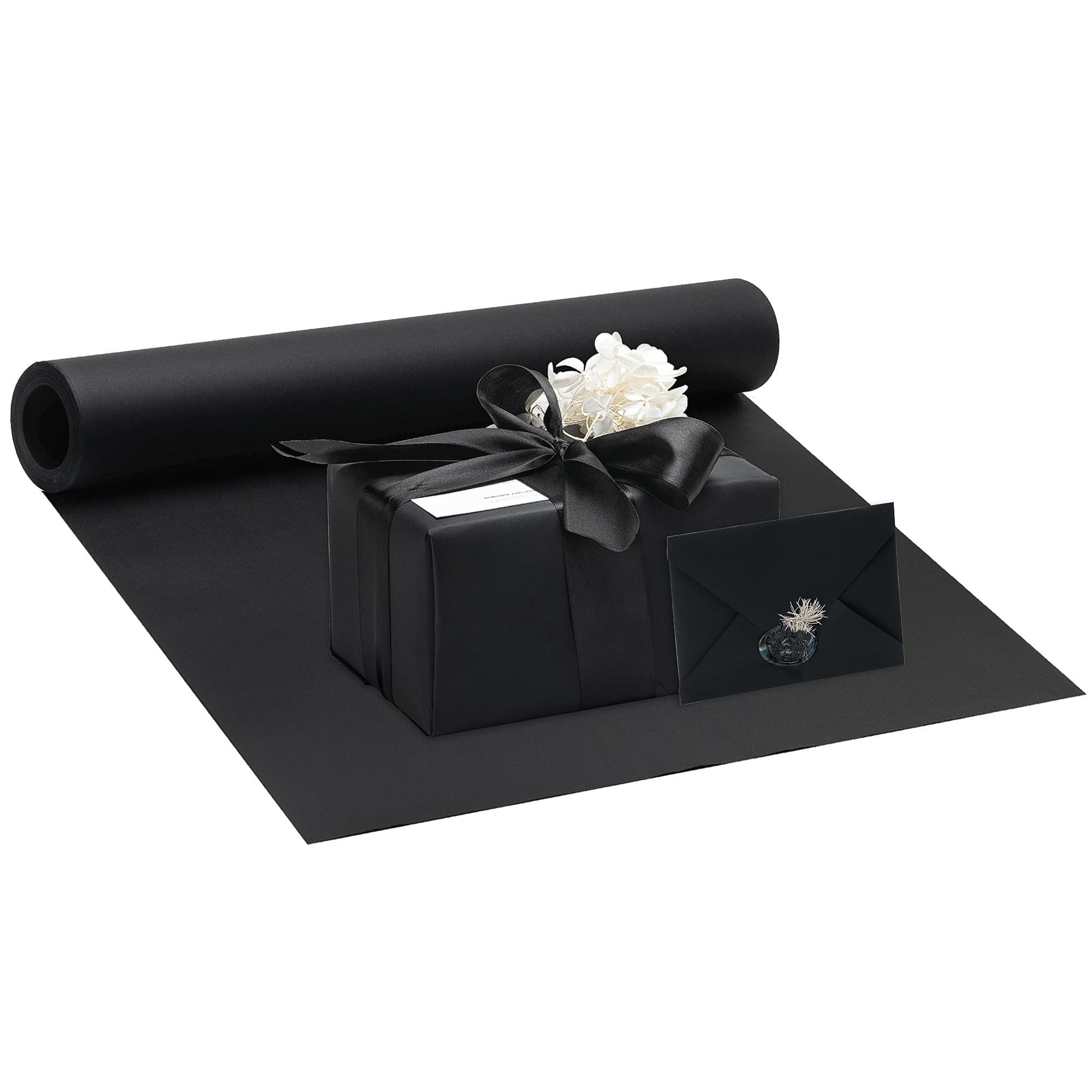 kraft paper Black Wrapping Pap - Wallpaper Art And Craft 评论和价格