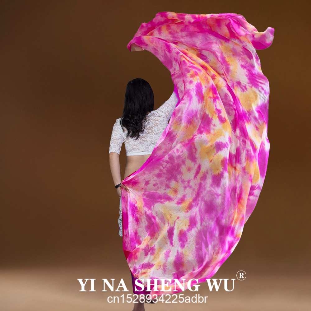 100%real Silk Veil Tie-Dye Bel - Silk Painting Dye 评论和价格