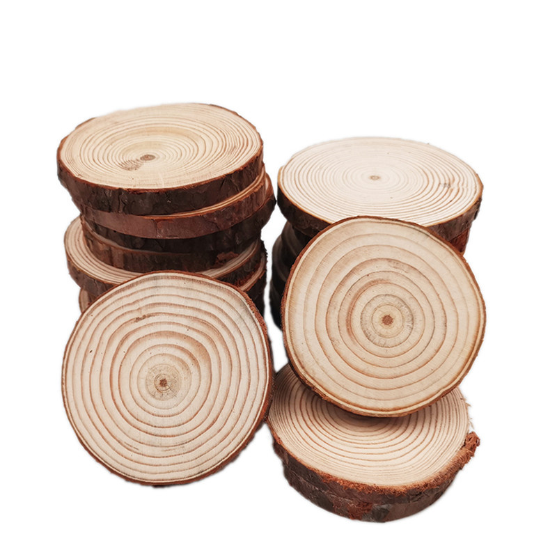 Unfinished Wood Slices Discs C - Art Craft Christmas Tree 评论和价格