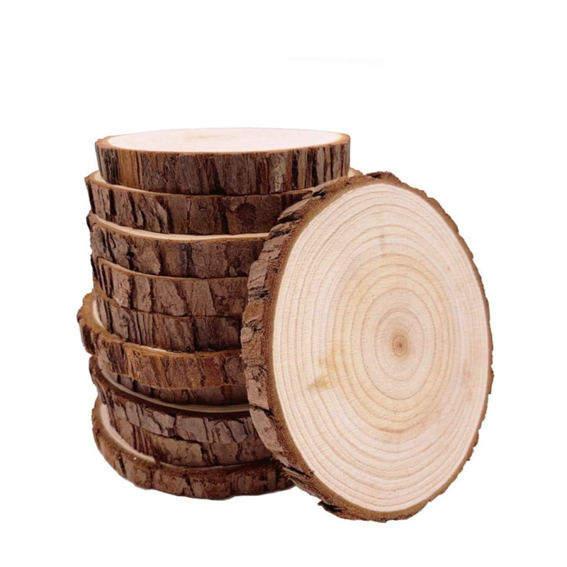 Unfinished Wood Slices Discs C - Art Craft Christmas Tree 评论和价格