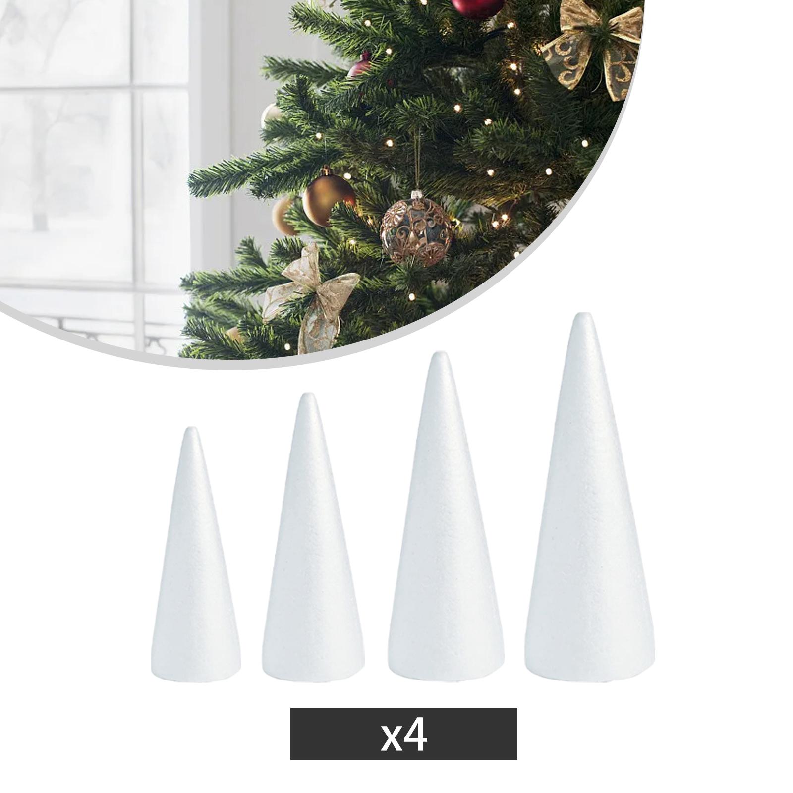 White Crafts Foam Cones for DI - Art Craft Christmas Tree 评论和价格