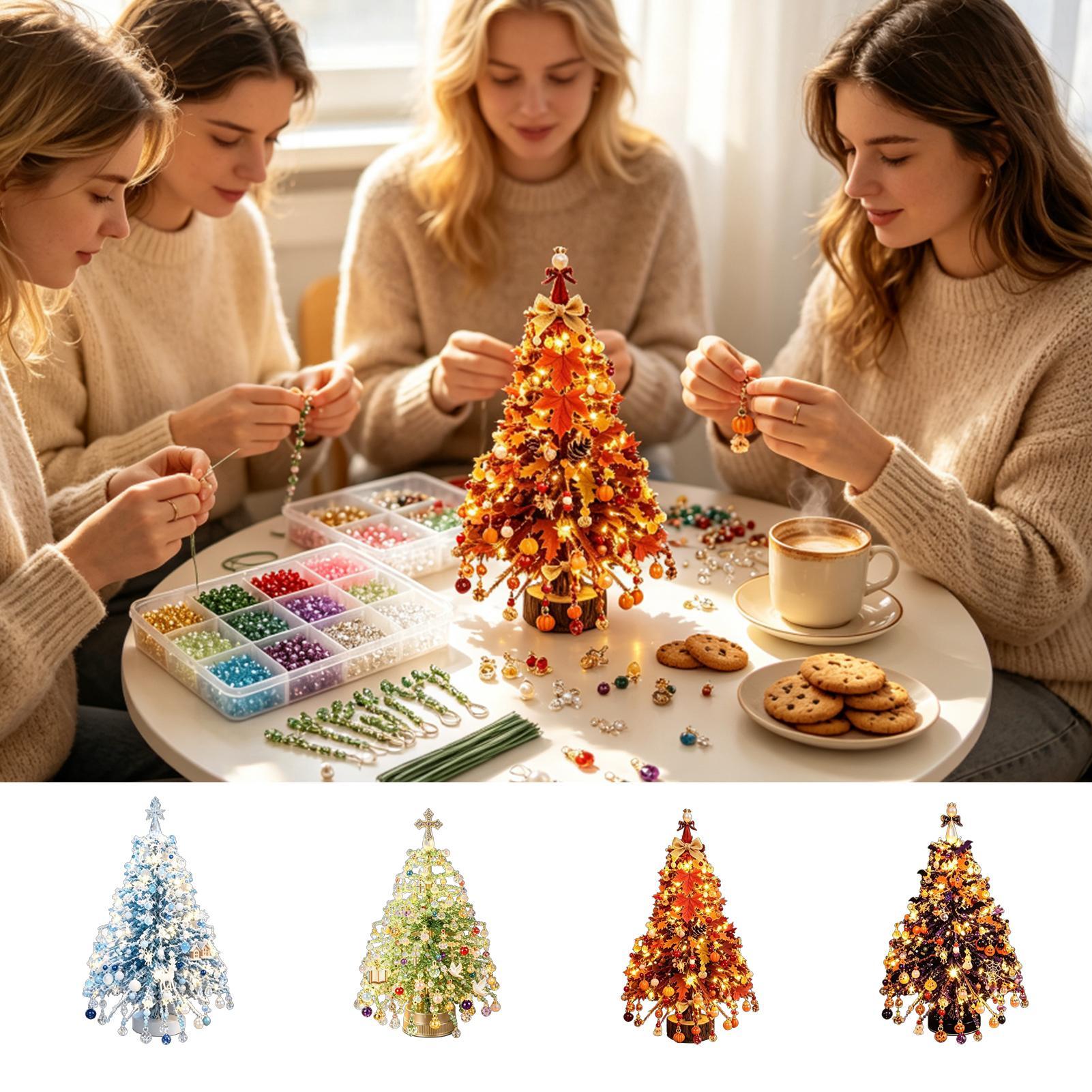 Beaded Christmas Tree Kit Fair - Art Craft Christmas Tree 评论和价格
