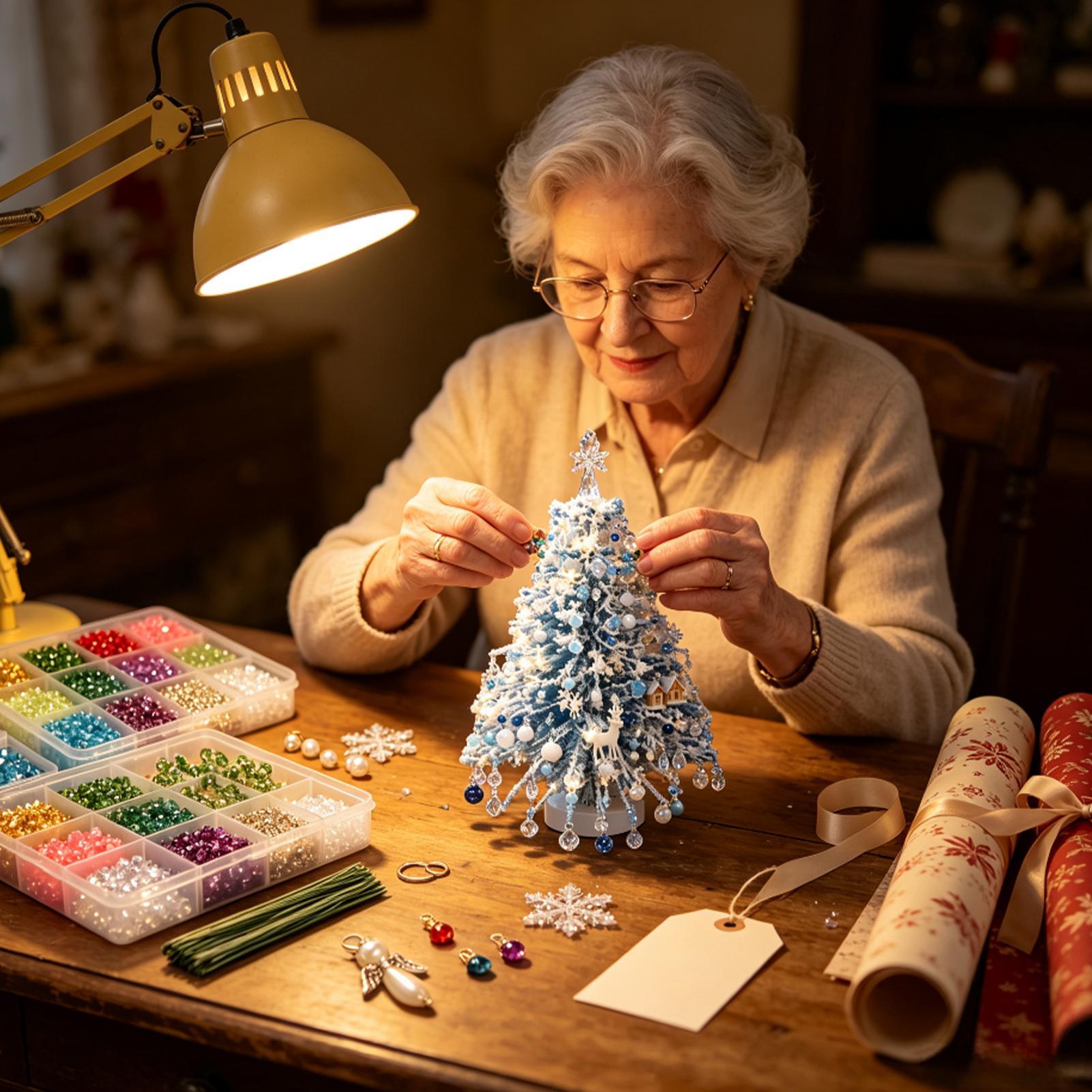 Beaded Christmas Tree Kit Fair - Art Craft Christmas Tree 评论和价格