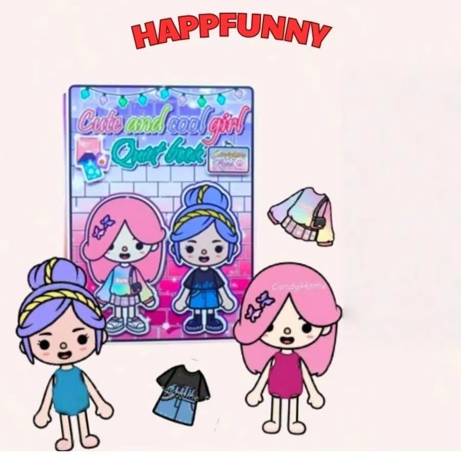 Paper Doll Theme DIY Sticker C - Art Craft For 3 Year Old 评论和价格