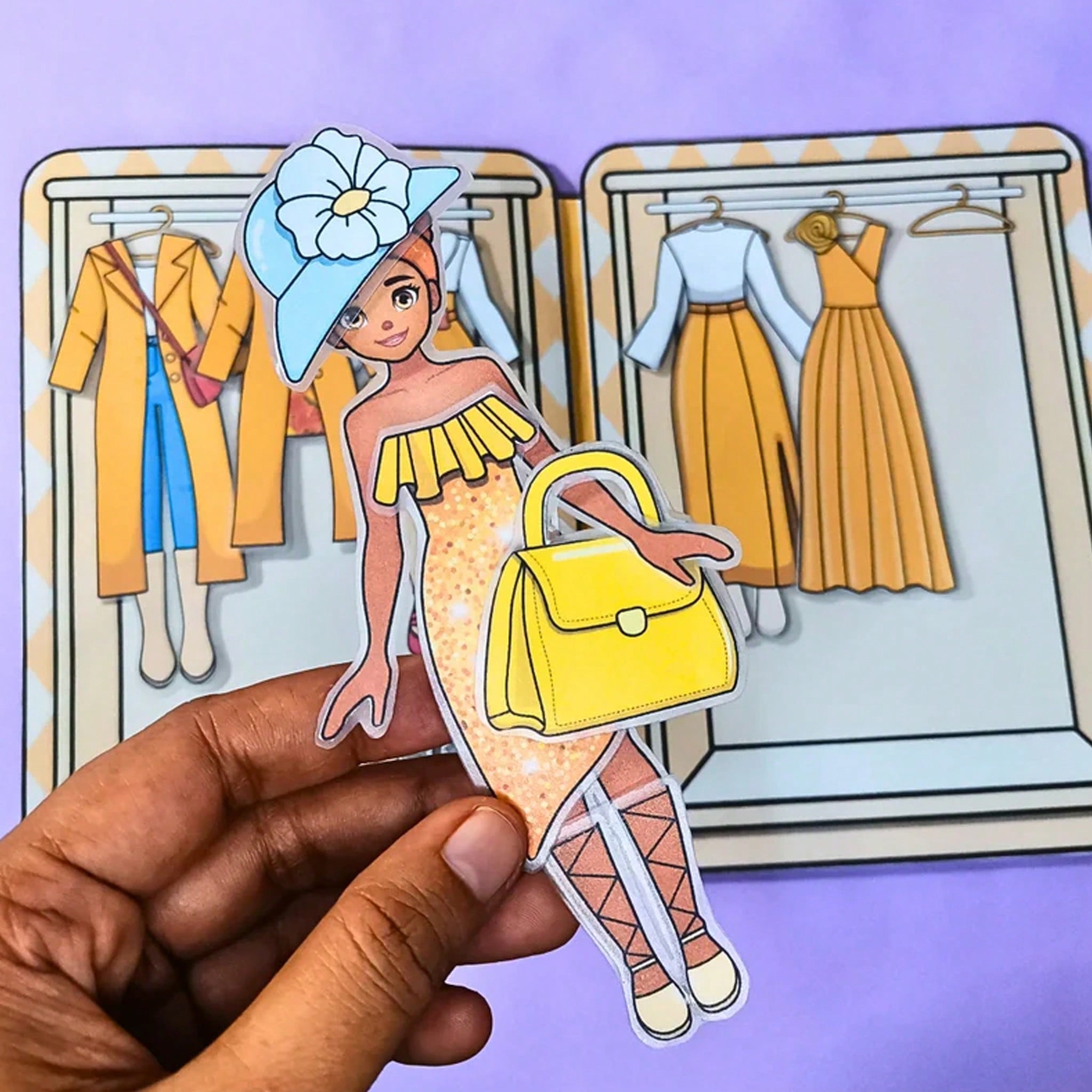 Yellow Dress Girl Tea Party Th - Art Craft For 3 Year Old 评论和价格