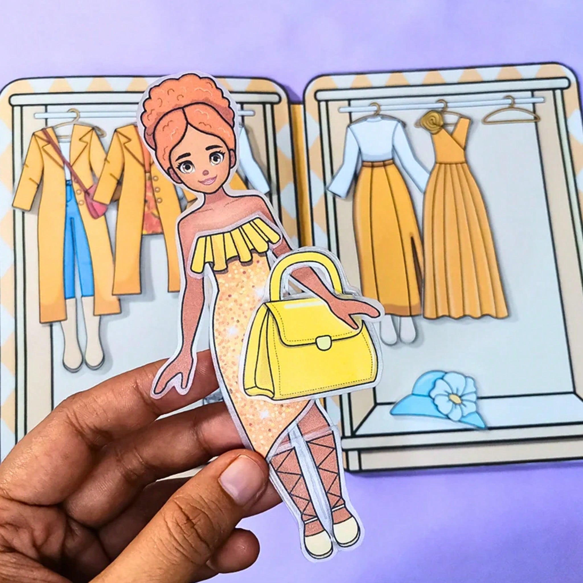 Yellow Dress Girl Tea Party Th - Art Craft For 3 Year Old 评论和价格