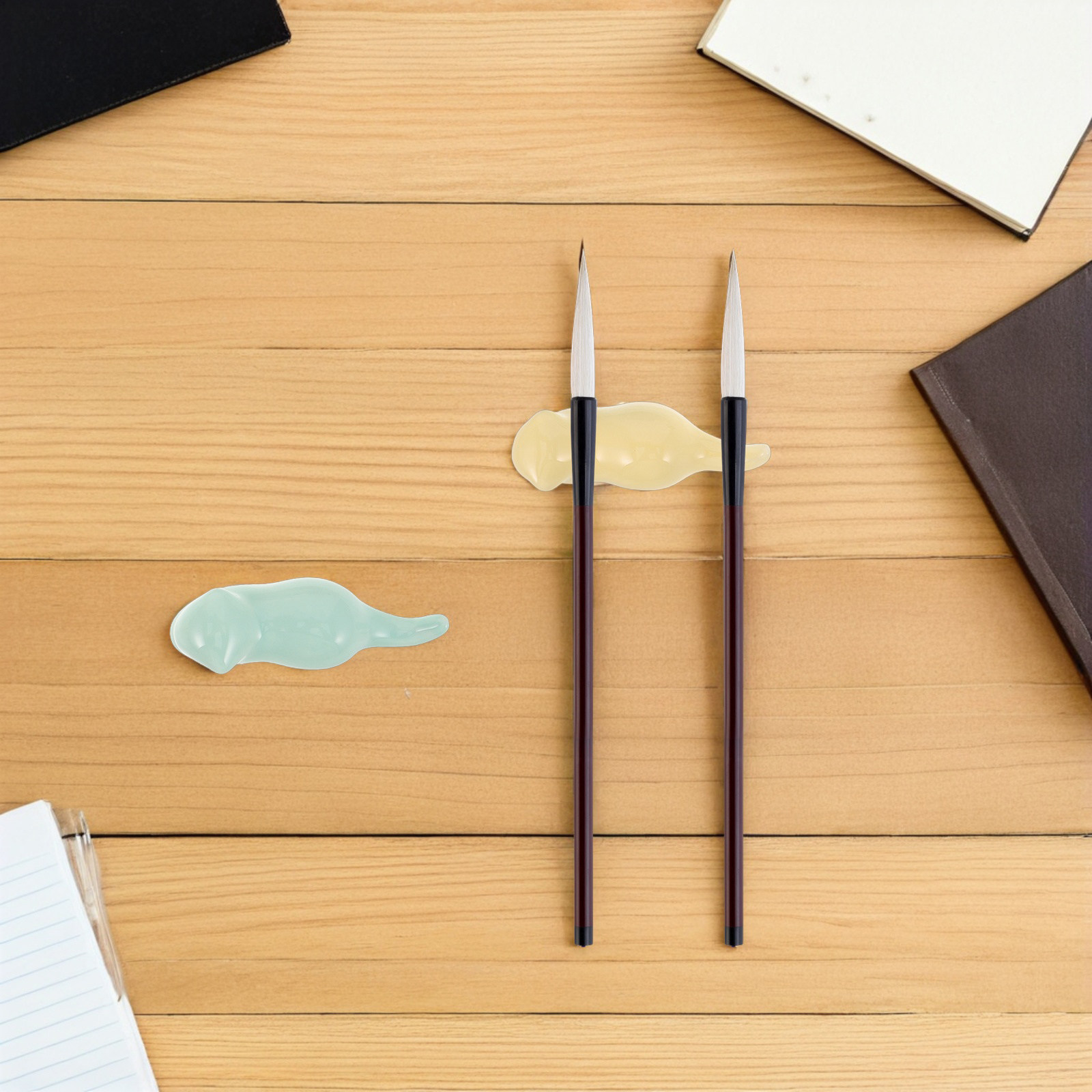 6Pcs Porcelain Calligraphy Bru - Watercolor Brush Pen 评论和价格