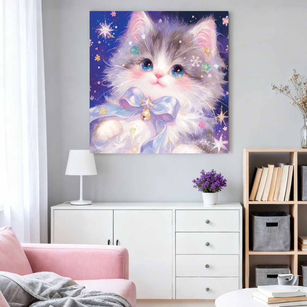 AB Diamond Painting Cute Cat F - Wallpaper Art And Craft 评论和价格