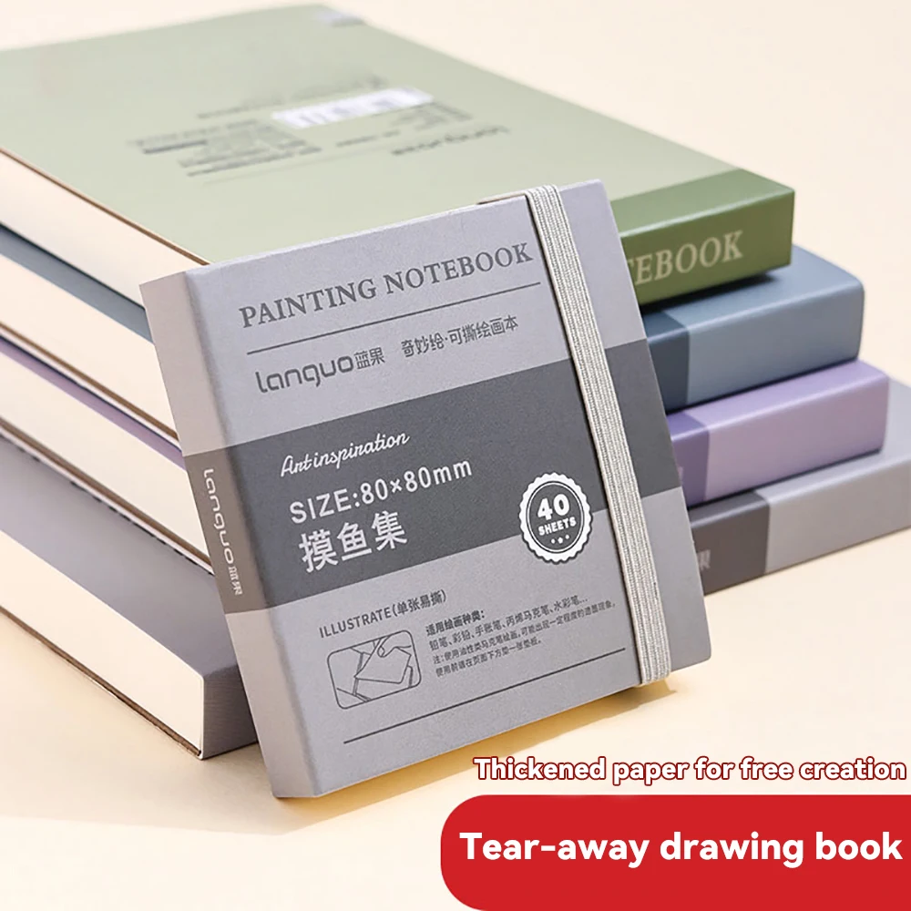40sheet Tearable Drawing Noteb - Watercolor Brush Pen 评论和价格