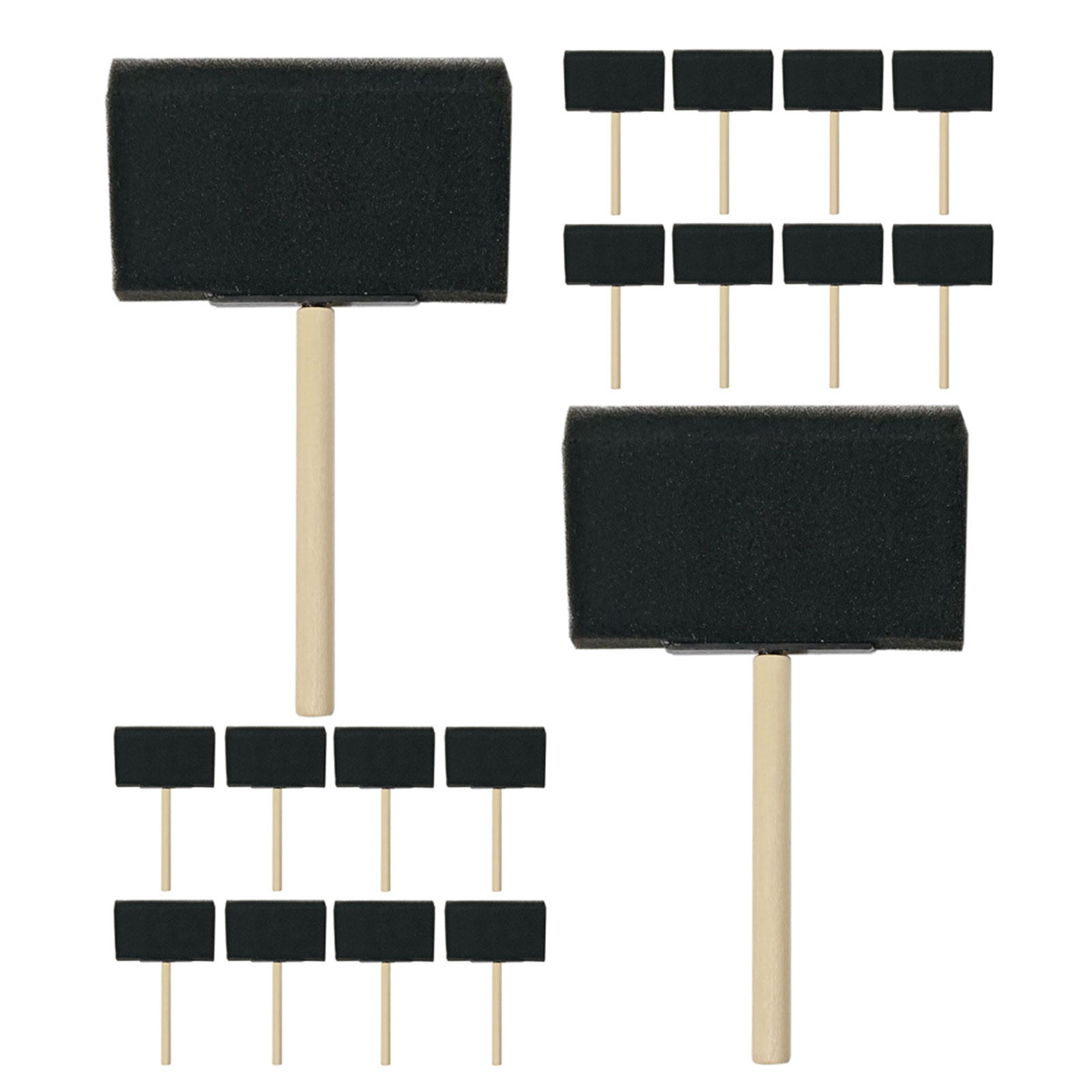 30Pcs Foam Paint Sponge Brushe - Wallpaper Art And Craft 评论和价格