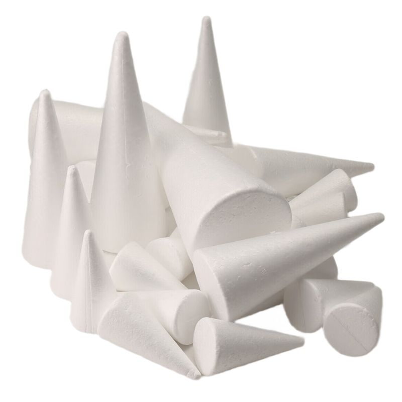 24Pack Foam Tree Cones For Art - Art Craft Christmas Tree 评论和价格