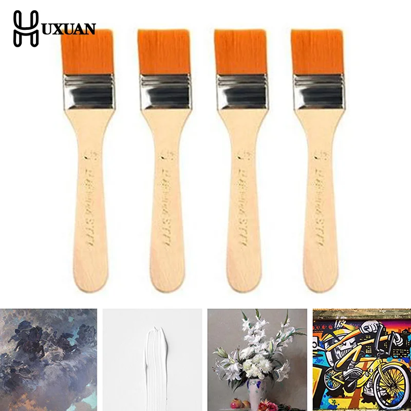 4Pcs/Set Hair Painting Brush A - Watercolor Brush Pen 评论和价格
