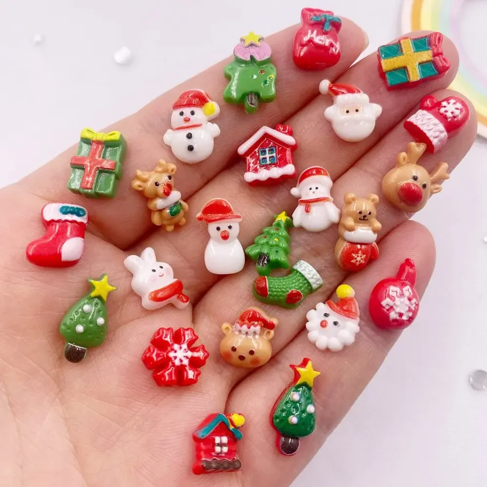 50pcs Resin Mini Colorful Chri - Art Craft Christmas Tree 评论和价格